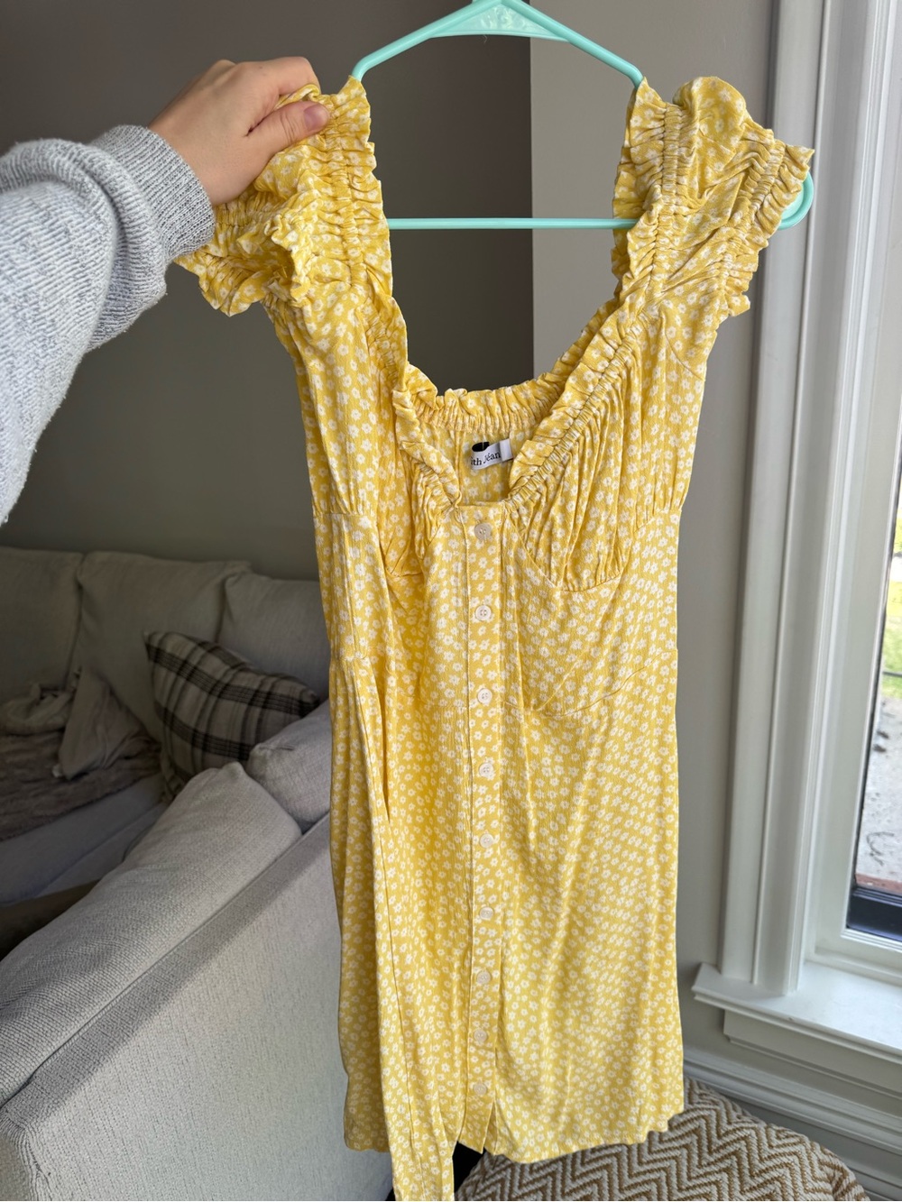 With Jean Isabelle Dress - Lemon